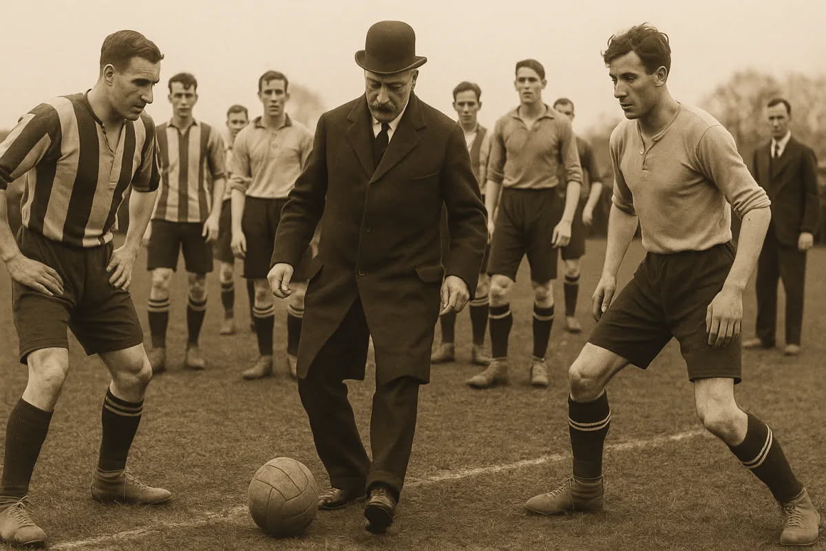 Qual è la storia del calcio d'angolo che vediamo in campo: le origini